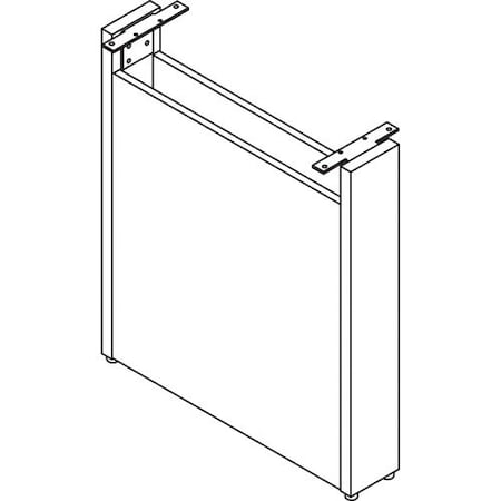 Groupe Lacasse Base, Thermofused Laminate, 24inWx8inDx28inH, Classic Chocolate LASTNLB0524L